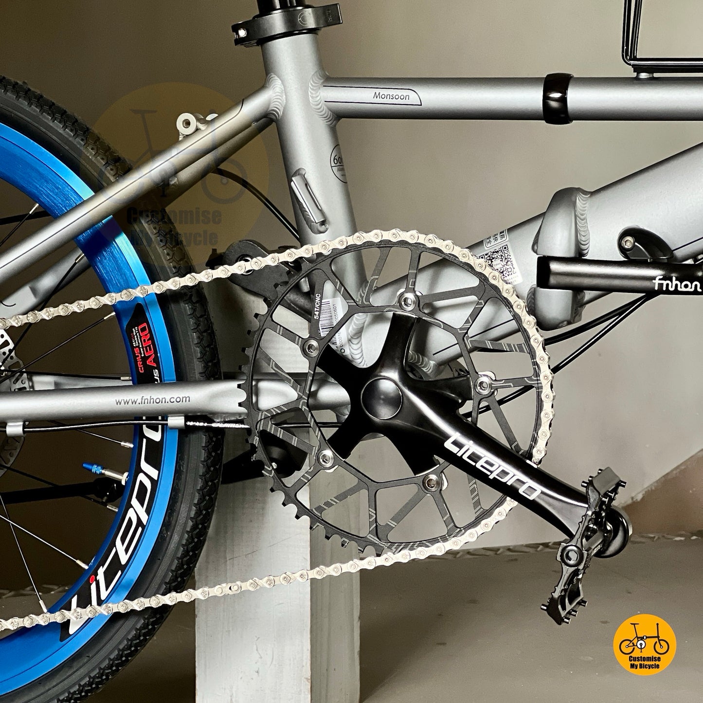 Fnhon Monsoon 22" • Shimano 9s • Battleship Grey