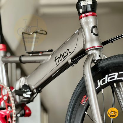 Lightweight foldable bike with Litepro crankset  
