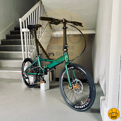 Compact & Stylish Fnhon Monsoon 22-Inch Foldie – The Perfect City Commuter
