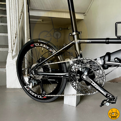 Shimano 10 Gears Tiagra on Fnhon Monsoon 22-Inch Foldable Bicycle – A High-Quality Alternative to Decathlon & Btwin
