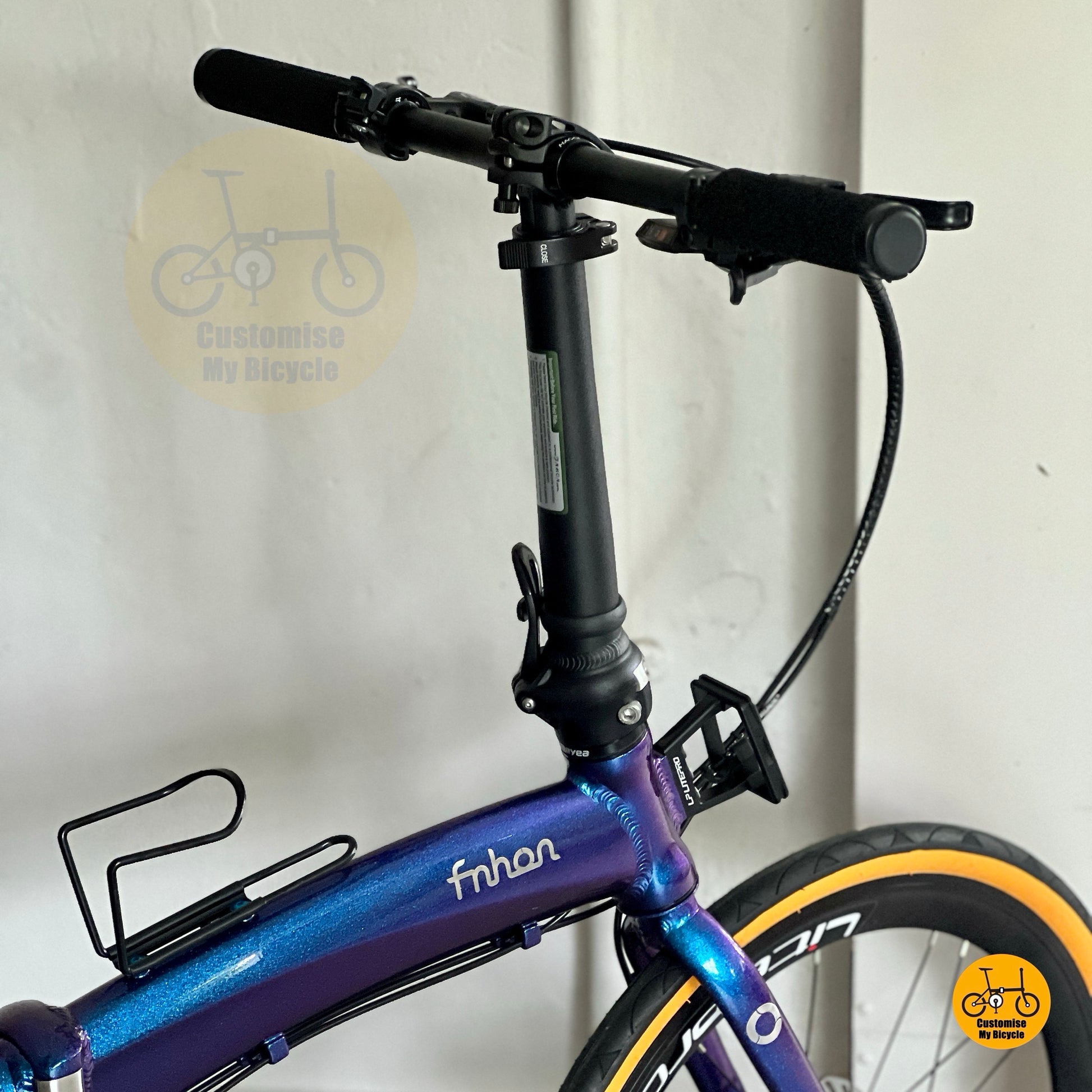 Fnhon Tornado adjustable handle post and cockpit view
