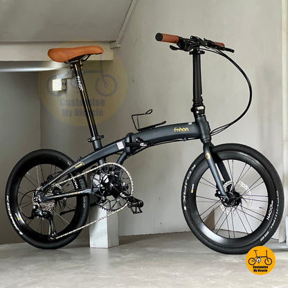Fnhon Mini Tornado 20 Inch Folding Bicycle Compact Design For City Commuting MRT Friendly
