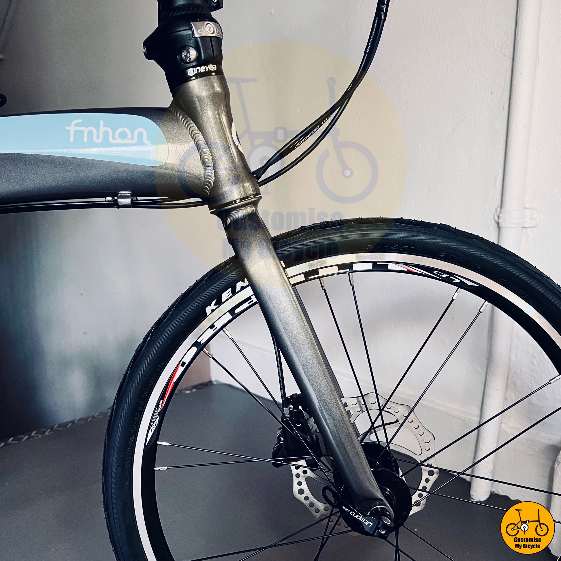 Litepro K-Fun Wheelset Fnhon Tornado 22-Inch Foldable Bicycle – Smooth & Speedy Performance
