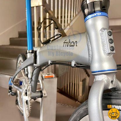 Battleship Grey Luxury Foldable Bicycle – Best Choice for Daily Commuting
