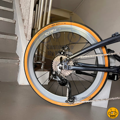 Haooi Wheels on High-Speed Folding Bike – Optimized for Comfort, Style & Efficiency
