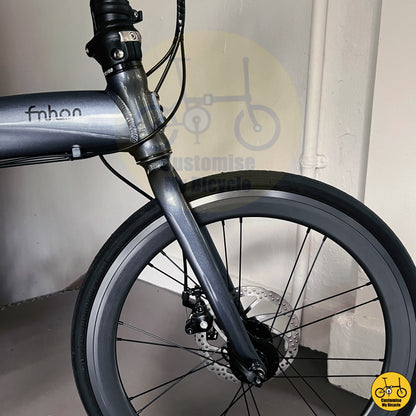 Sleek & Speedy Fnhon Tornado – Premium Folding Bike with Drop Handlebar

