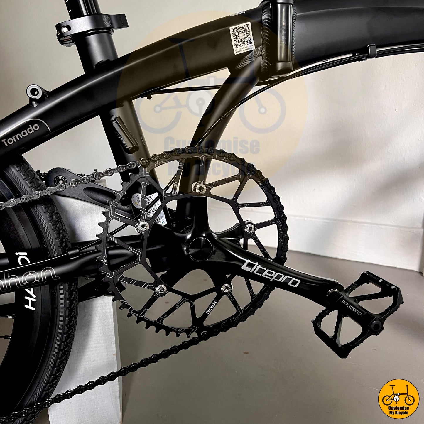 Blackout Edition Folding Bike – Performance, Style & Speed
