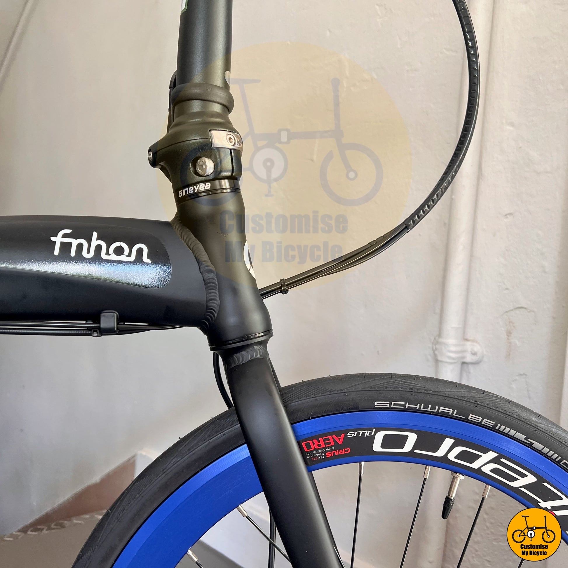 Godzilla-Inspired Foldie – Powerful Matte Black Frame with Atomic Blue Wheels
