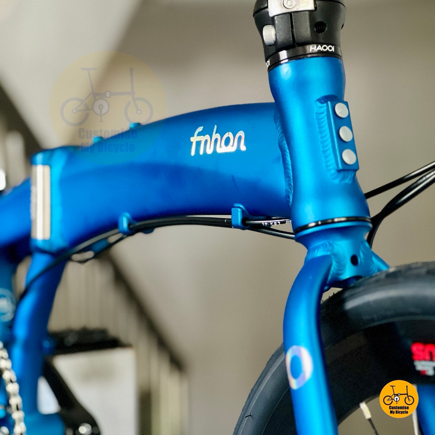 Matte Royale blue fnhon Tornado frame