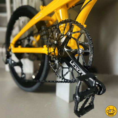 Java & Hito Inspired Foldie – Premium Yellow Folding Bike
