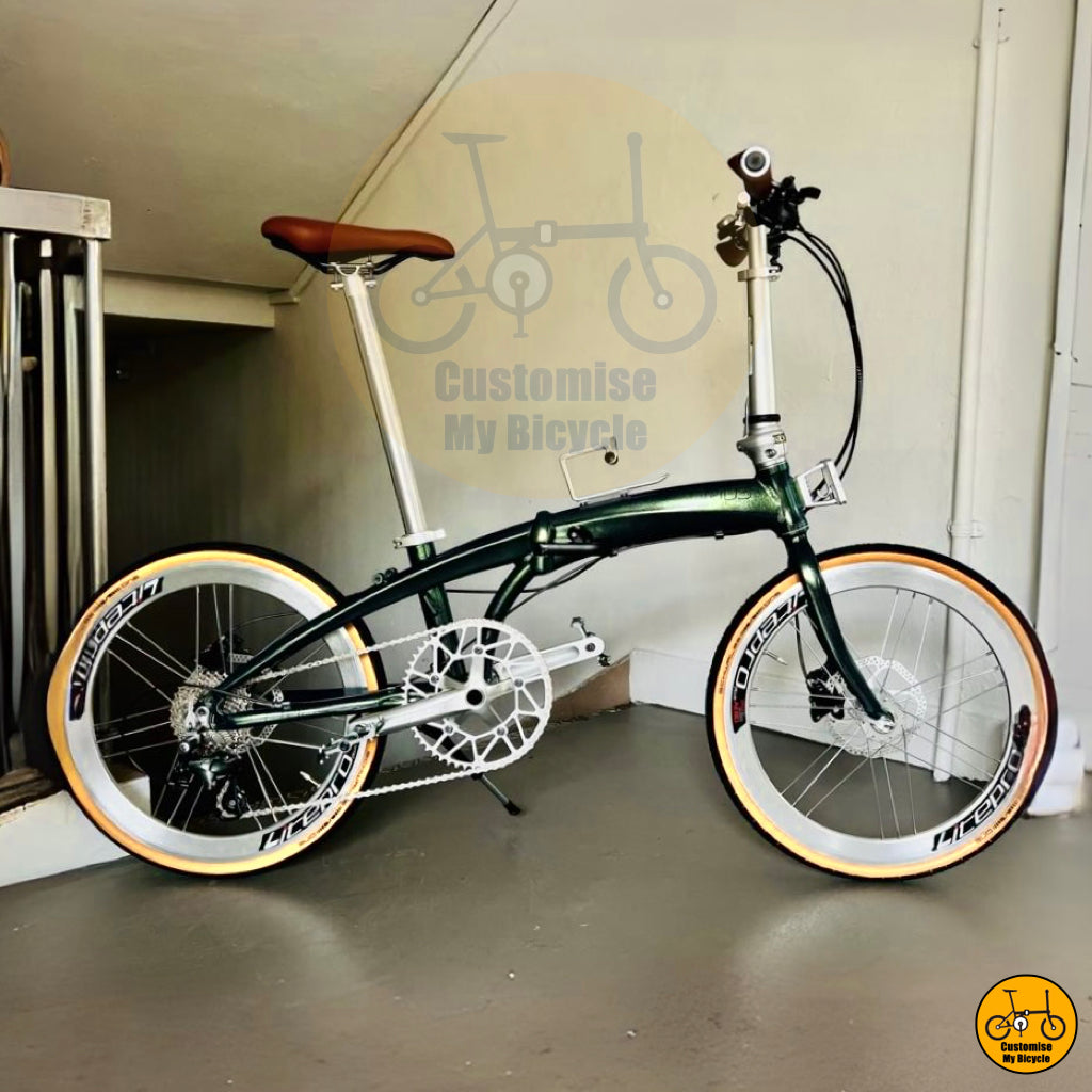 Crius Velocity 22-inch Foldable Bike – Elegant Classic Ride, Perfect Alternative to Brompton
