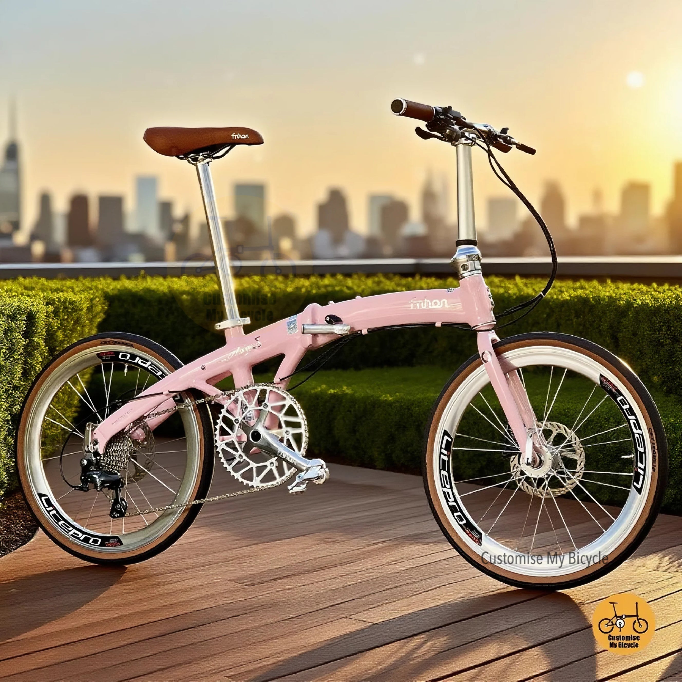 🌸 Folding Bikes In Pink • Hot Candy, Baby, Hello Kitty Pink