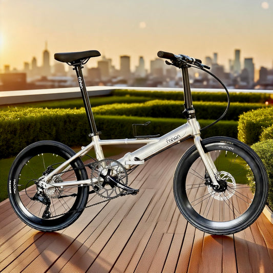 🔥HOT DEALS🔥 Fnhon Monsoon 22” • Shimano 9s • Titanium Champagne